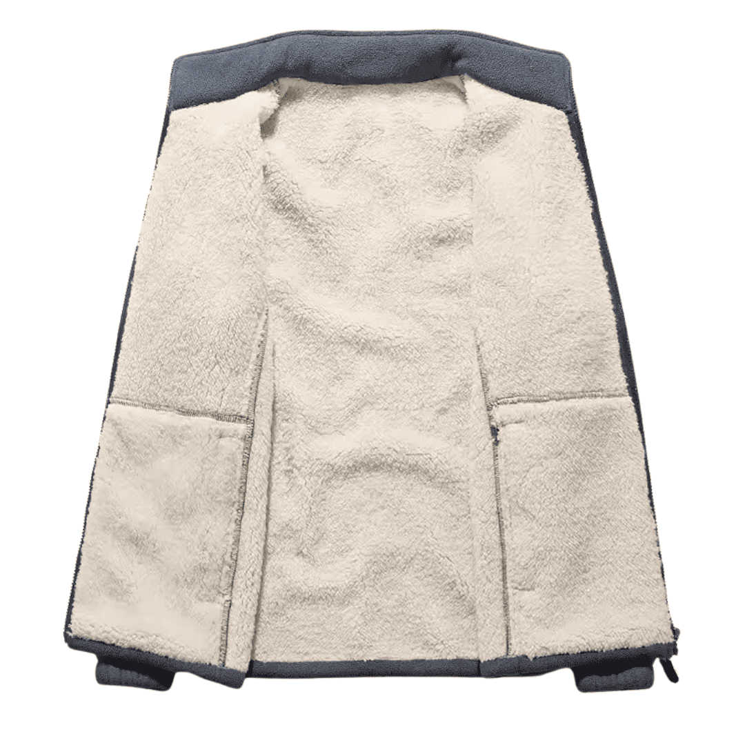 Casaco Masculino em Fleece Forrado Slim Forglows