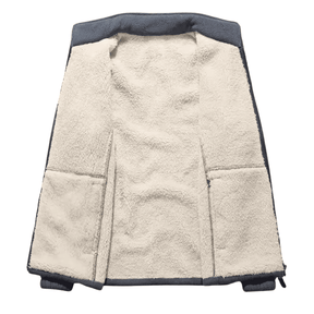 Casaco Masculino em Fleece Forrado Slim