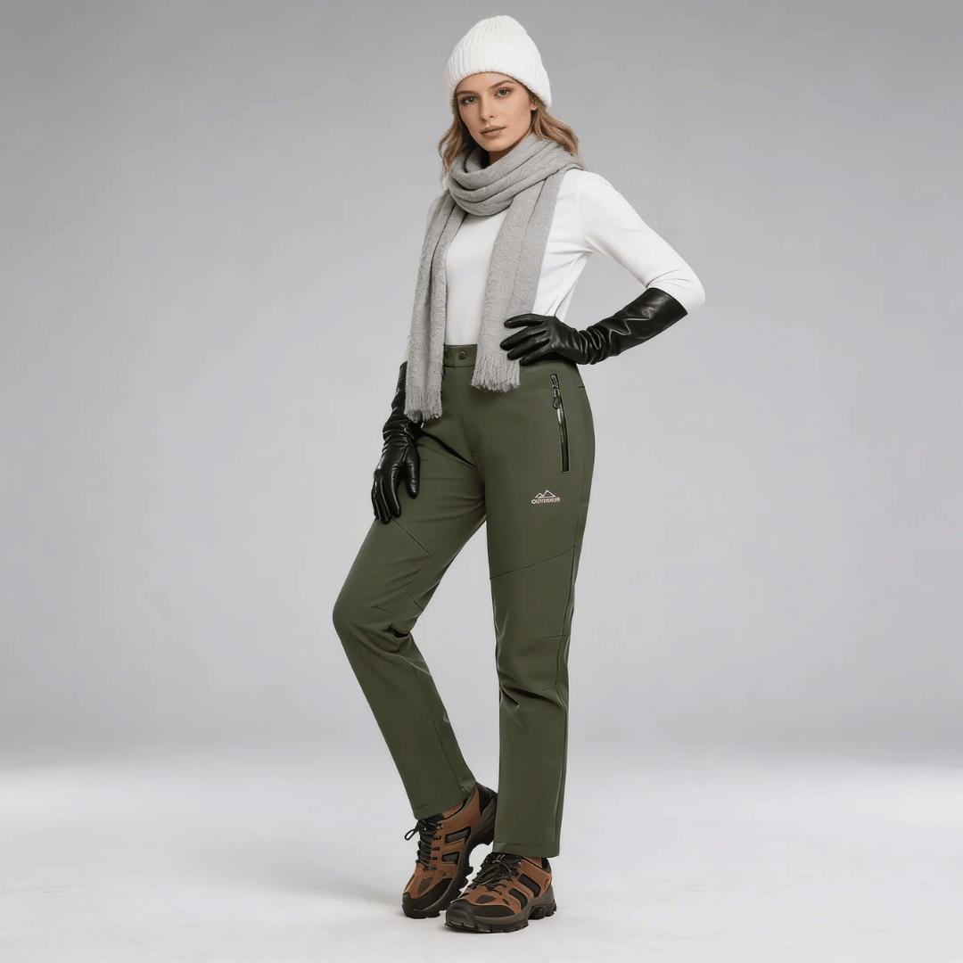 Calça Feminina Impermeável e Forrada para Neve Forglows