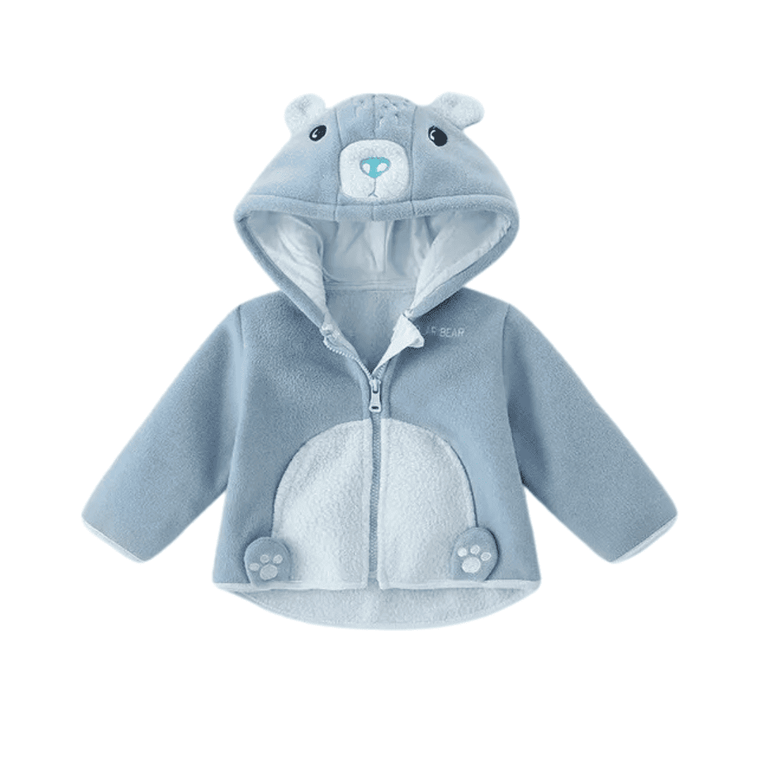 Casaco Infantil de Pelúcia e Bichinhos Forglows