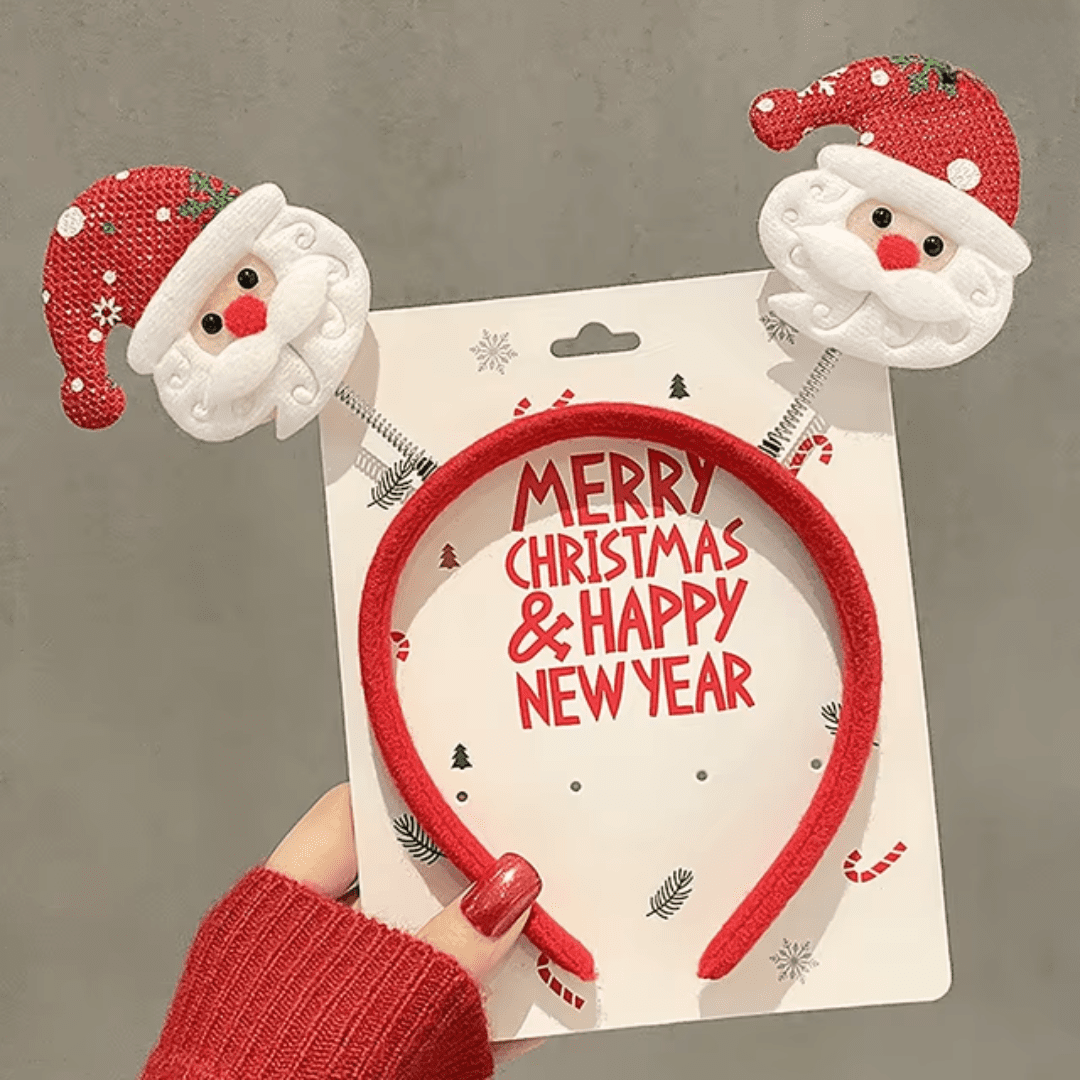 Tiara Enfeitada de Natal