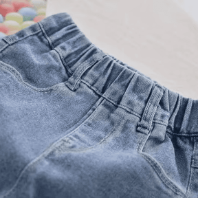 Calça Jeans Infantil Menina com Pérolas