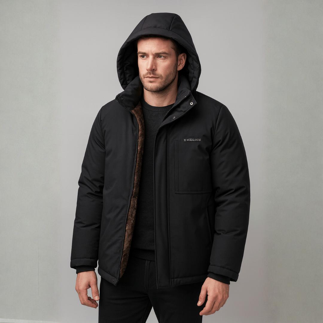 Jaqueta Masculina com Capuz Forrada Forglows