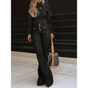 Calça Jeans Feminina Flare Forglows