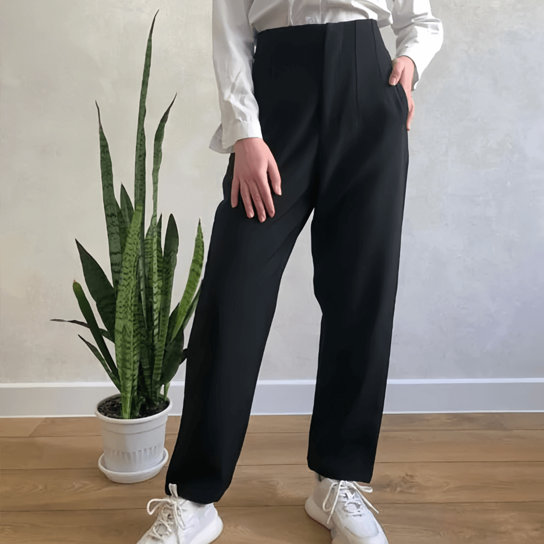 Calça Social Feminina Alfaiataria com Bolsos Yasmin Forglows