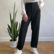 Calça Social Feminina Alfaiataria com Bolsos Yasmin Forglows