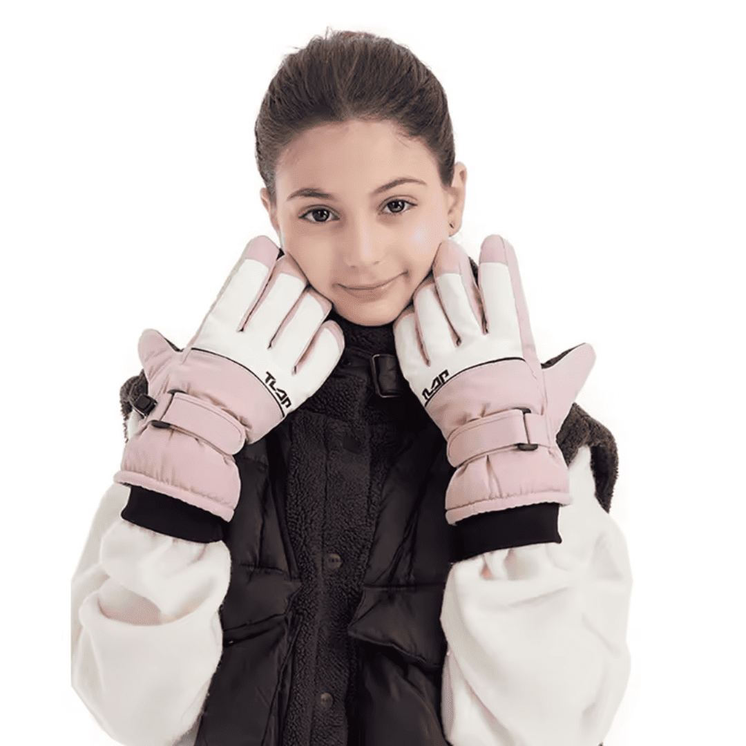 Luva Infantil para Neve Impermeável Forrada