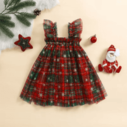 Vestido para Menina Natalino em Tule