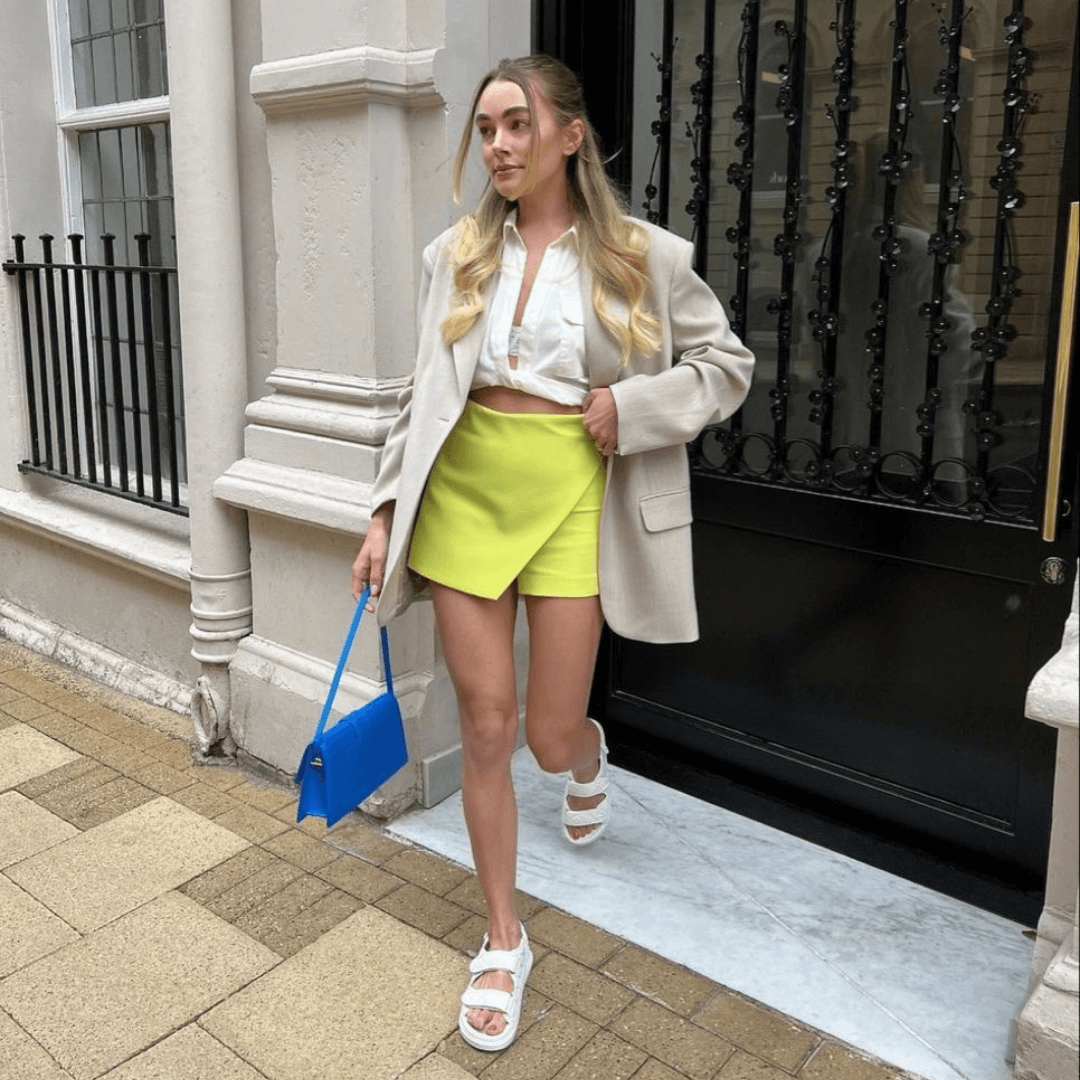 Shorts Saia Feminino Assimétrico Forglows