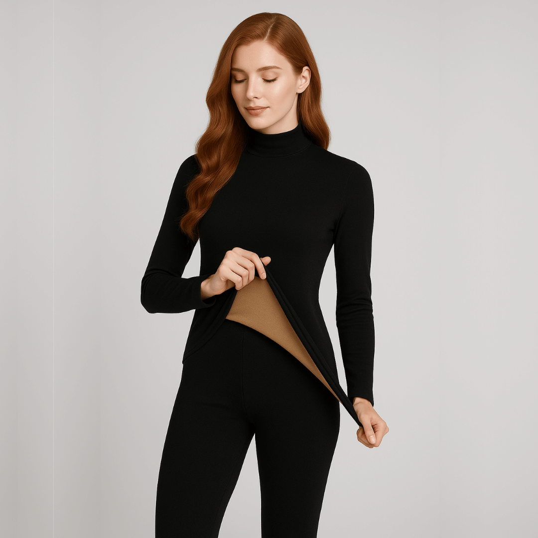 Conjunto Feminino Térmico Peluciado Segunda Pele Forglows