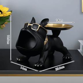 Suporte/ Bandeja em Formato de Bulldog