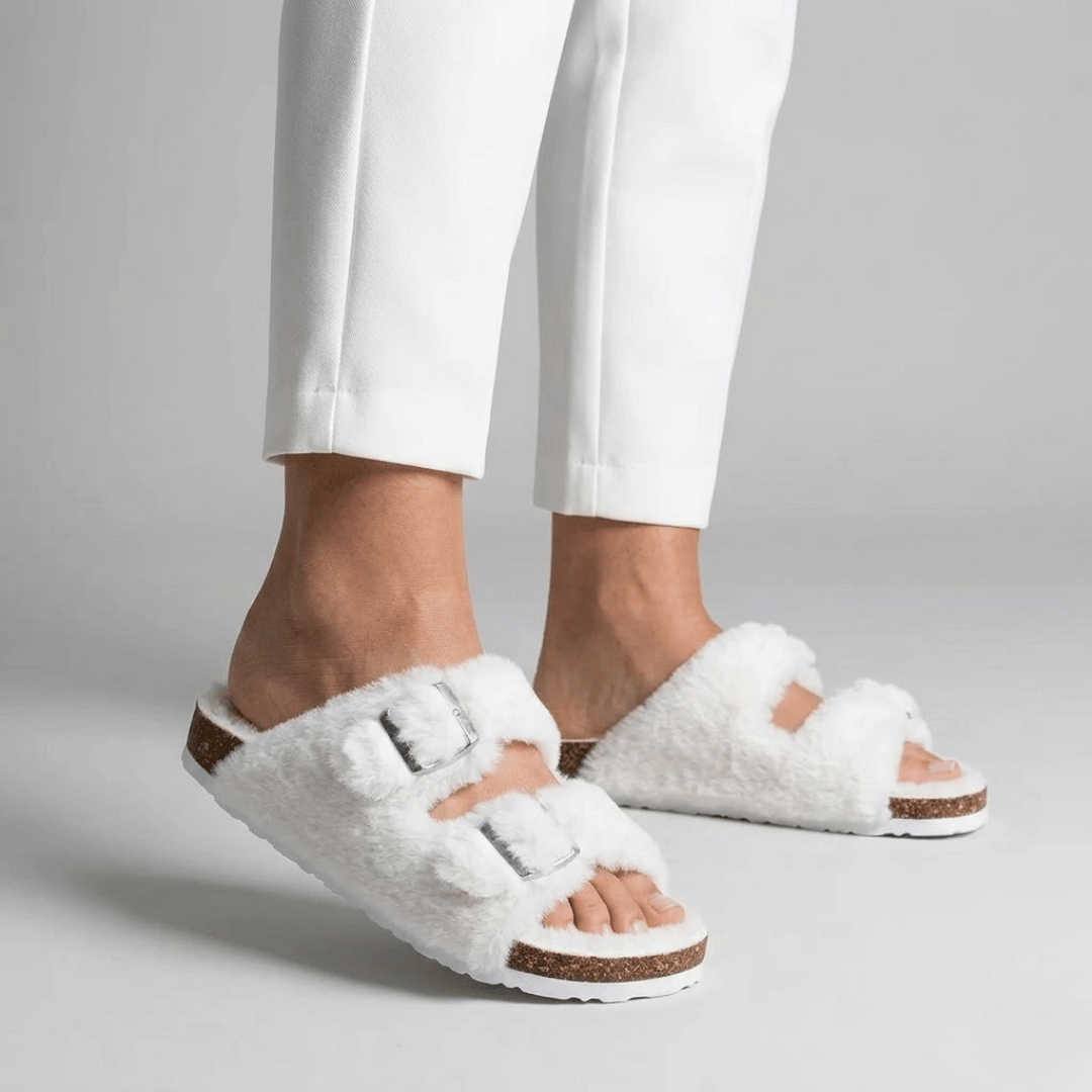 Chinelo Feminino Peluciado Fluffy Forglows
