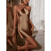 Vestido Feminino de Franja Cintilante Forglows