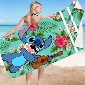 Toalha de Praia Stitch