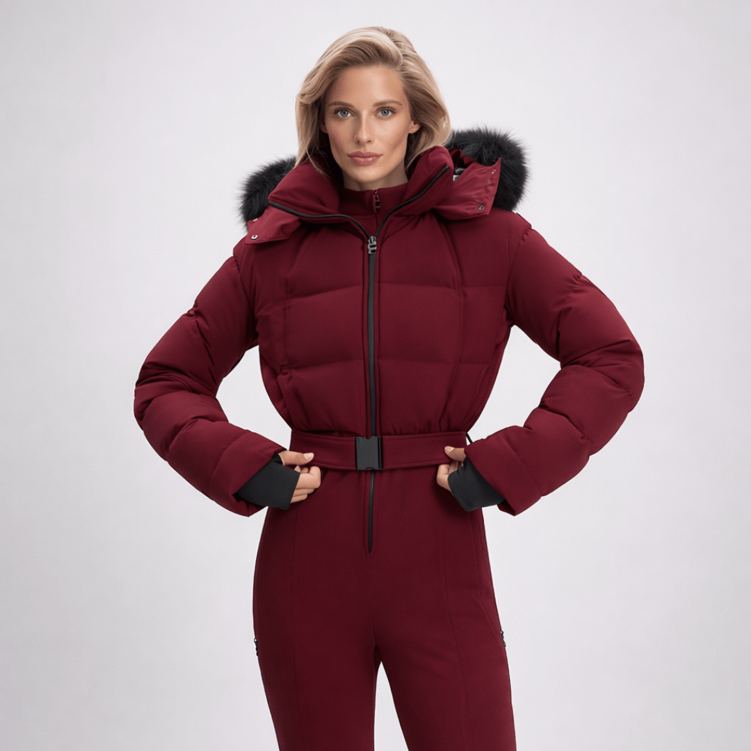 Macacão Feminino Impermeável para Neve Chamonix Forglows