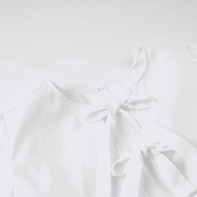 Blusa Feminina Bata com Amarração Manga Comprida Luna Forglows