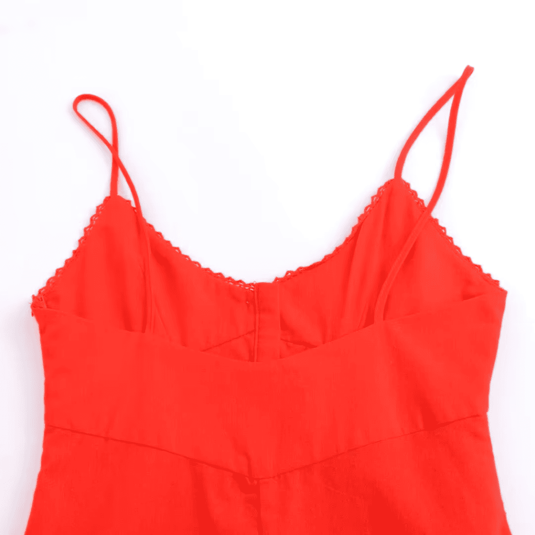 Vestido Feminino Midi em Linho com Botões Forglows