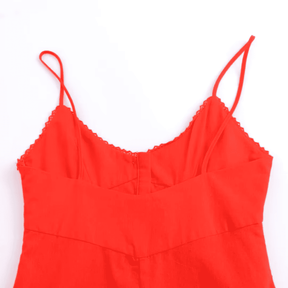 Vestido Feminino Midi em Linho com Botões