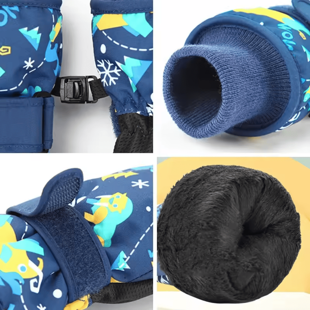 Luva Infantil Impermeável para Neve Forglows