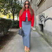 Blazer Cropped Feminino Valentina Forglows