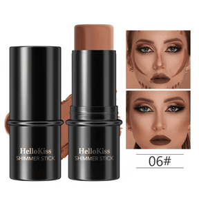 Contorno, Blush e Iluminador em Stick