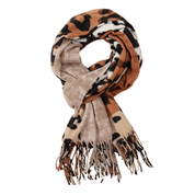 Xale Feminino em Cashmere Animal Print Colorido Forglows