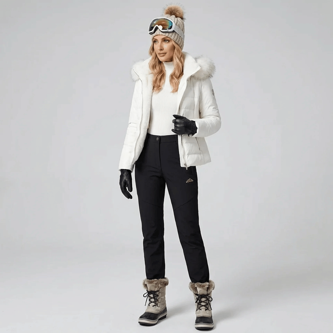 Calça Feminina Impermeável e Forrada para Neve Forglows