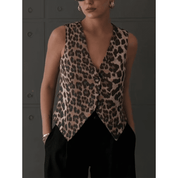Colete Feminino Animal Print Nívia Forglows