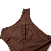 Vestido Feminino Longo com Recortes e Fenda Sexy Forglows