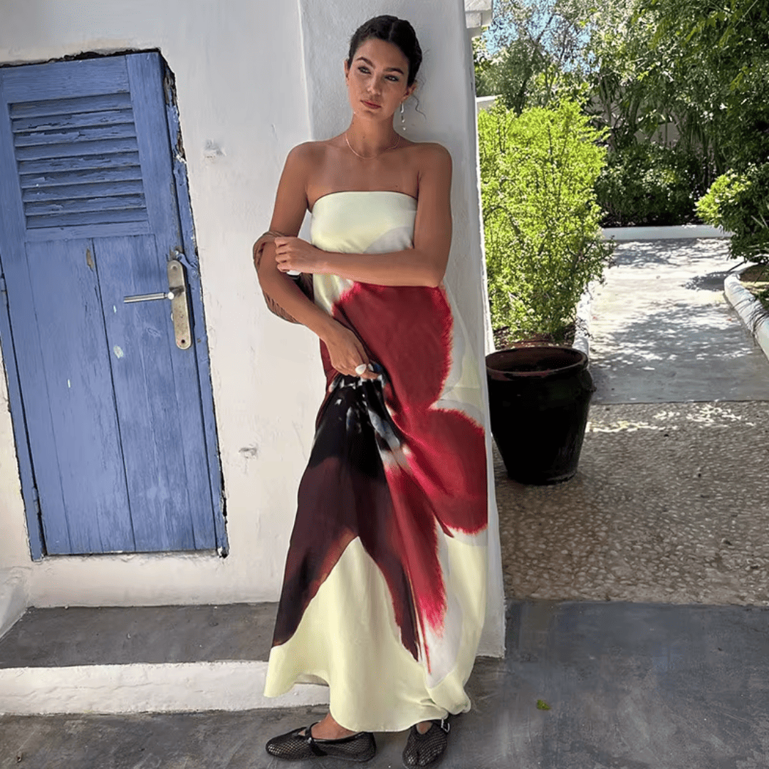 Vestido Feminino Tomara que Caia com Fivela nas Costas Forglows