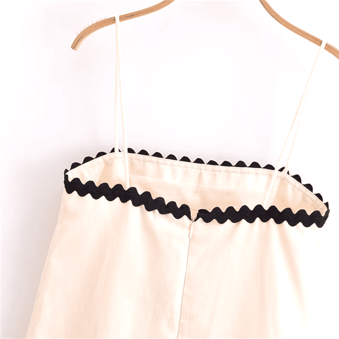 Vestido Feminino de Alcinha Reto em Linho Forglows
