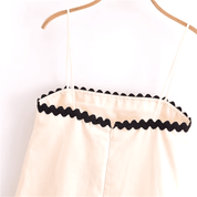 Vestido Feminino de Alcinha Reto em Linho Forglows