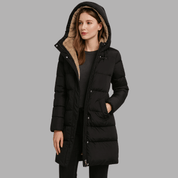 Parka Feminina Grossa com Pelúcia e Capuz Forglows