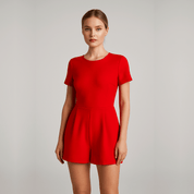 Macaquinho Feminino com Detalhe em Laço Forglows