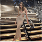 Vestido Feminino Longo Cavado Raquel Forglows