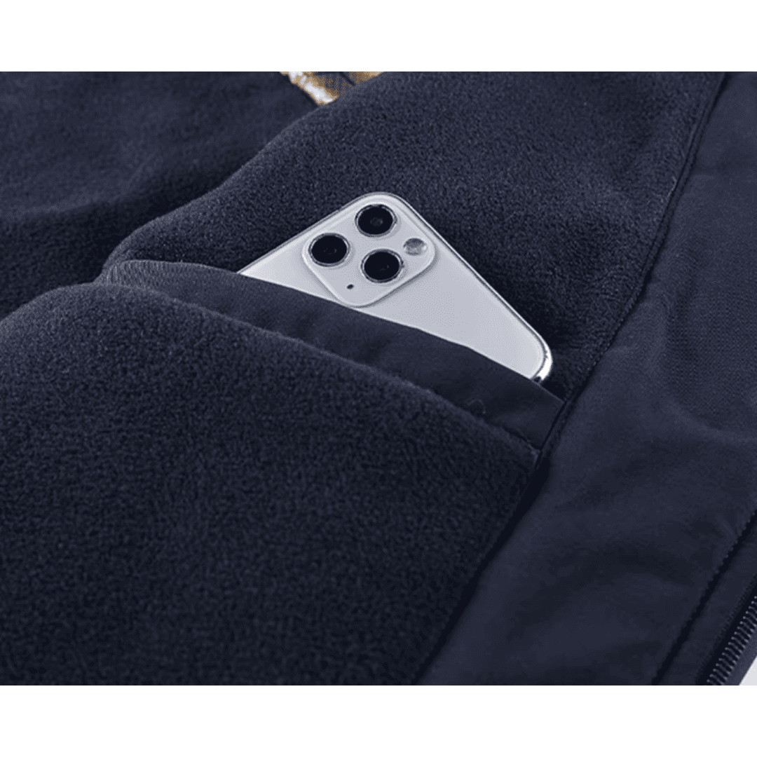 Casaco Masculino Forrado em Fleece Forglows