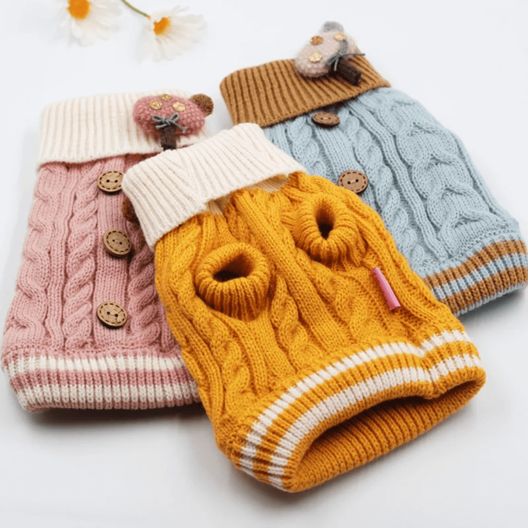 Suéter Pet de Tricot Forglows