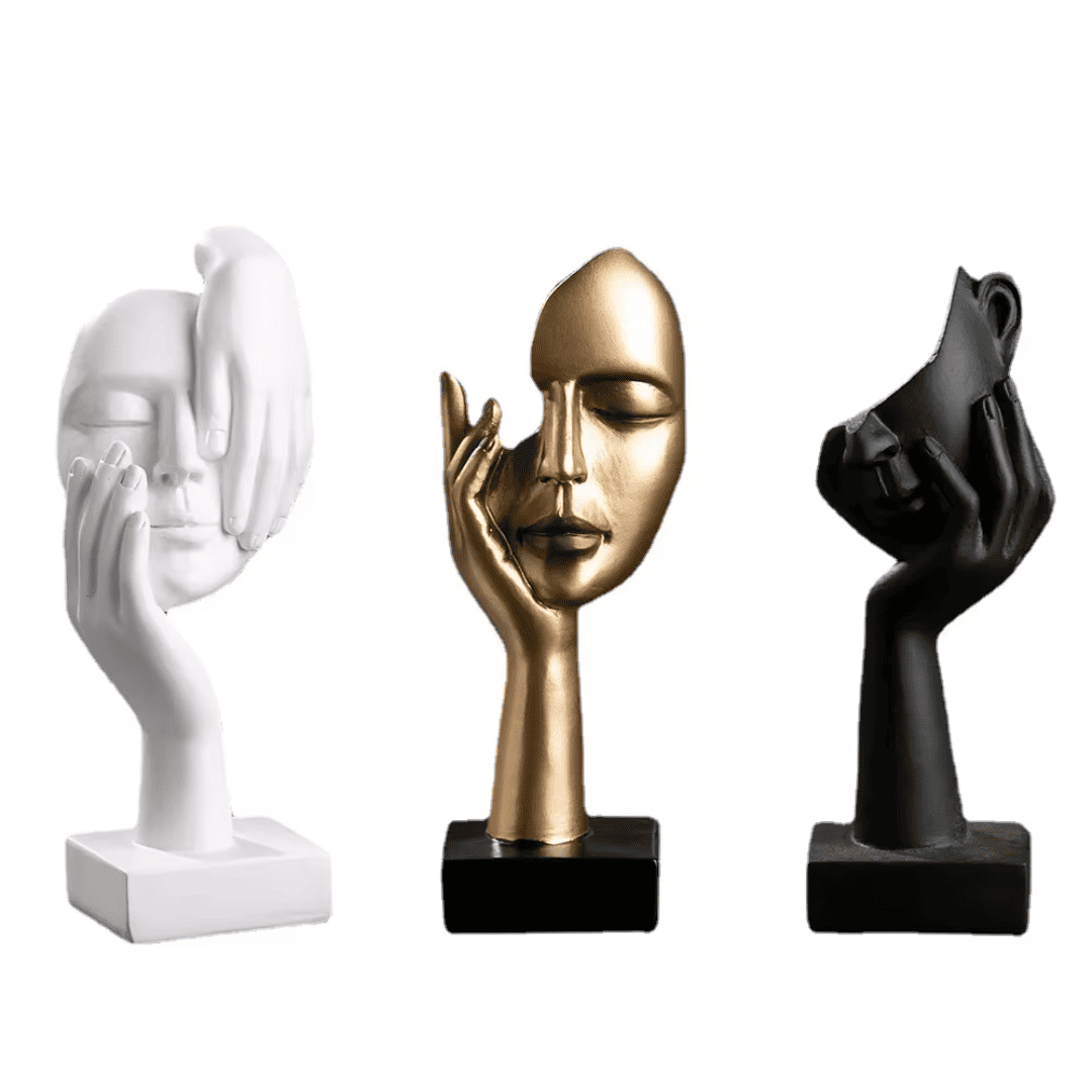 Escultura Abstrata Face
