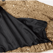 Jaqueta Feminina Bomber de Lantejoulas Genevieve Forglows