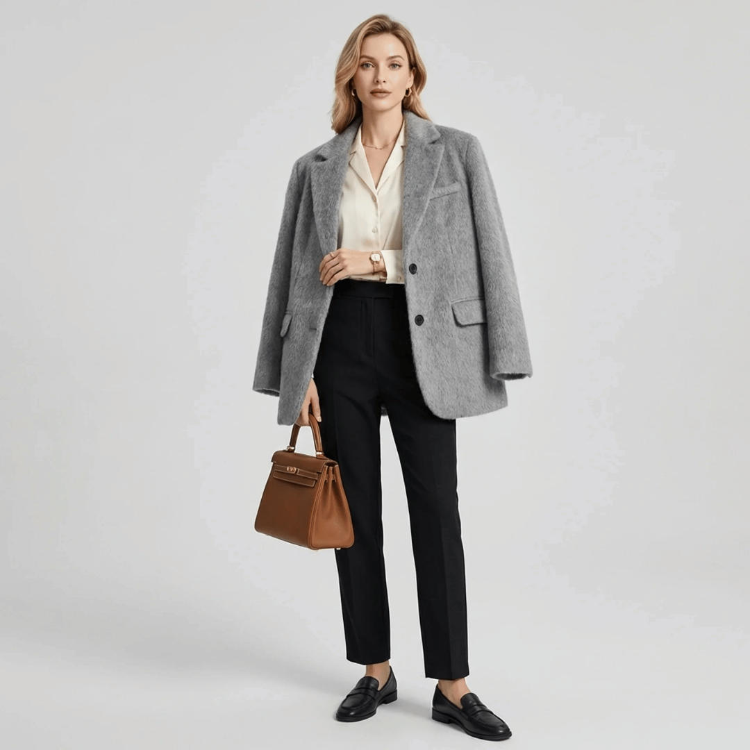 Blazer Feminino de Lã Yngrid Forglows