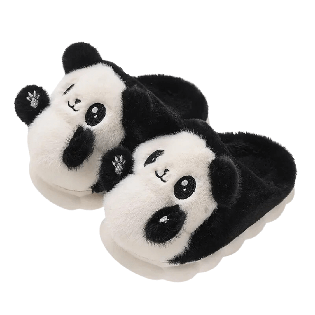 Pantufa Infantil Peluciada Panda Forglows