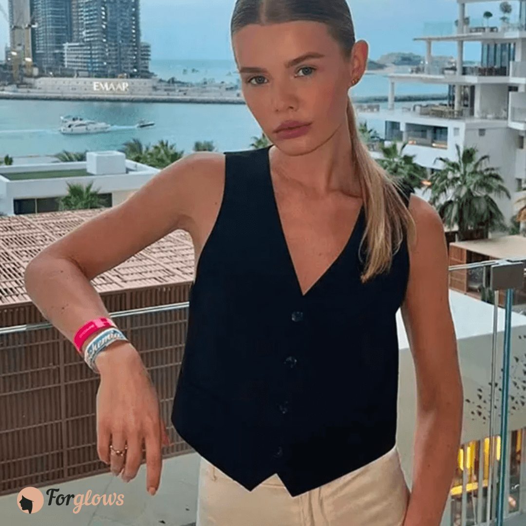 Colete Feminino Alfaiataria Yasmin Forglows