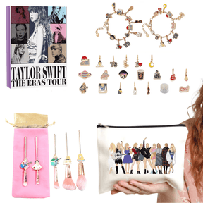 Calendário Contagem Regressiva + Berloques Surpresa Eras Tour Taylor Swift