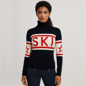 Suéter Gola Alta Feminino Navy Ski Forglows