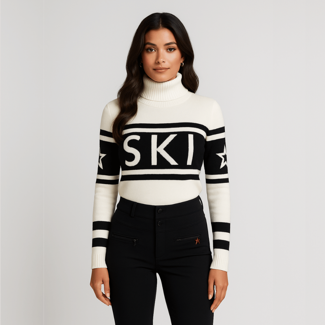 Suéter Gola Alta Feminino Navy Ski Forglows