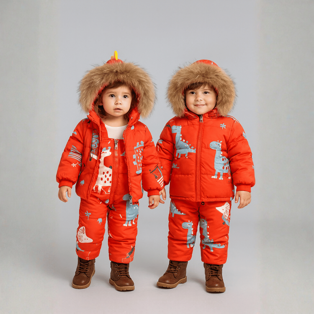 Casaco + Macacão Infantil para Neve Forglows