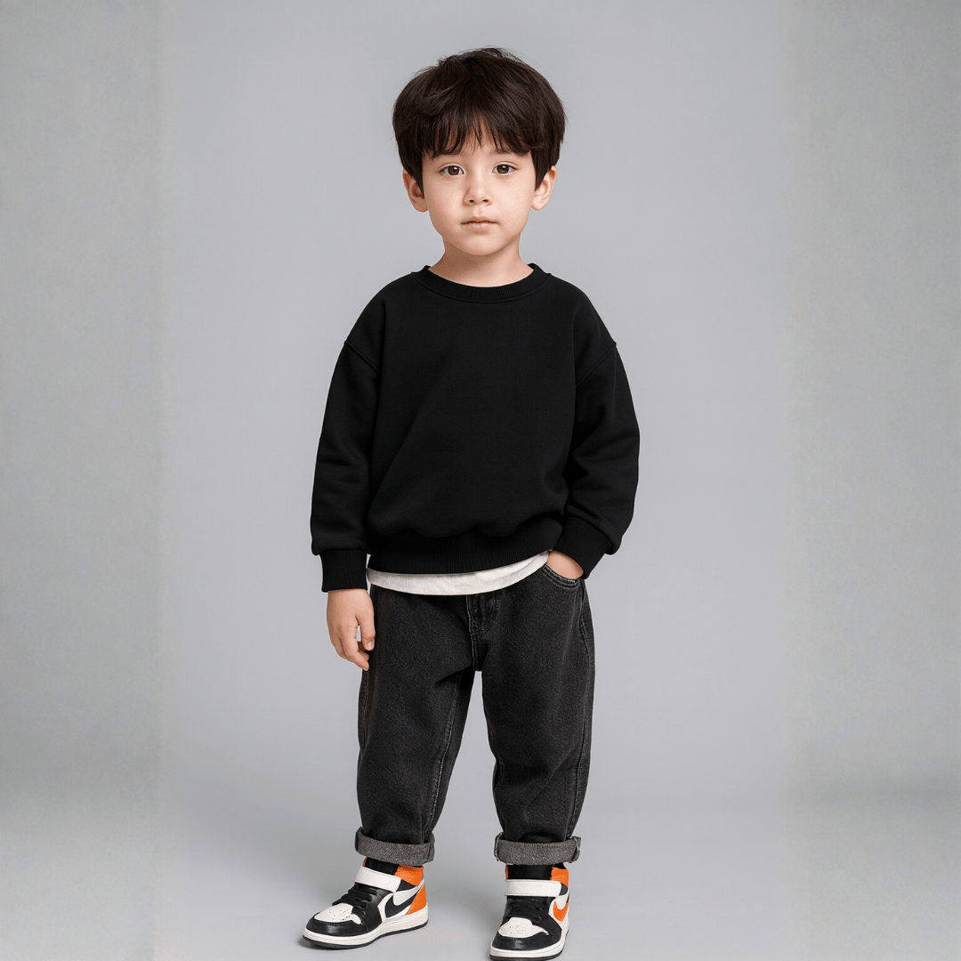 Calça Jeans Peluciada Infantil Menino Forglows