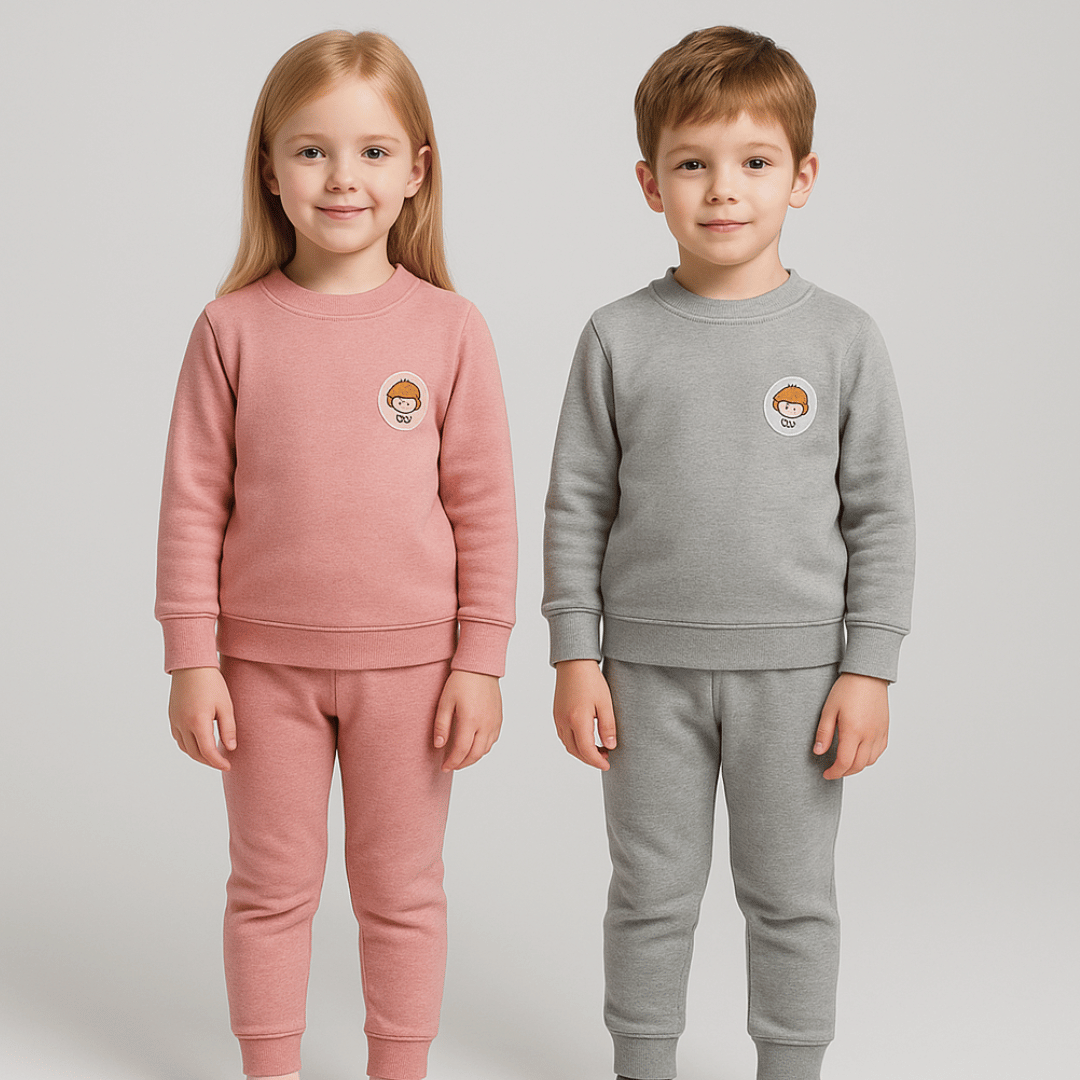 Conjunto Térmico Infantil com Pelúcia Unissex Forglows