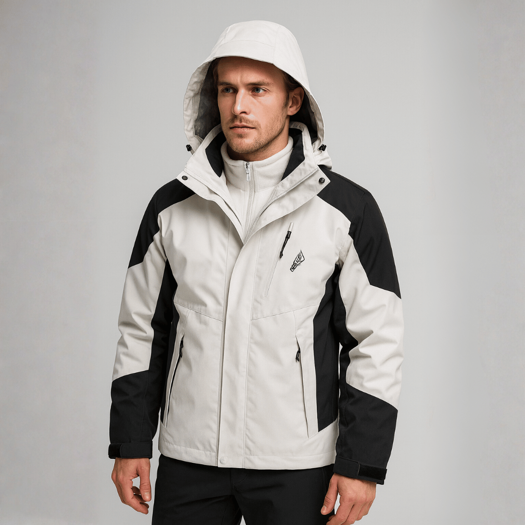 Jaqueta 3 em 1  Impermeável Masculina Forglows