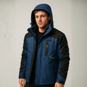 Jaqueta Masculina Forrada com Capuz para Neve Forglows